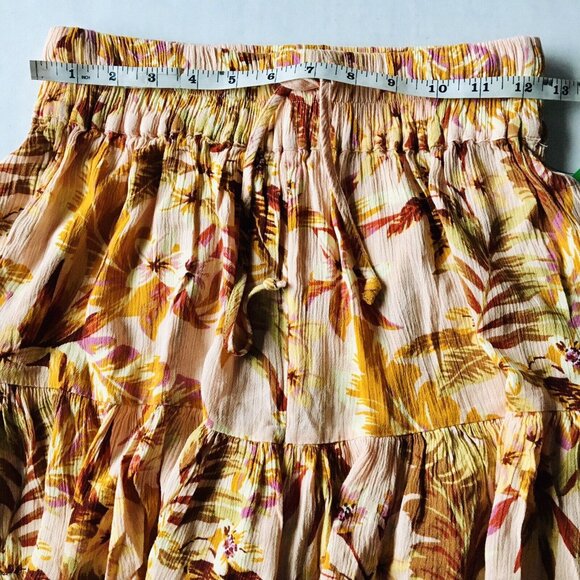 Rip Curl Shorts Sunday Swell Women’s Size XS Flutter Elastic Waist Tropical Prin - Picture 8 of 11